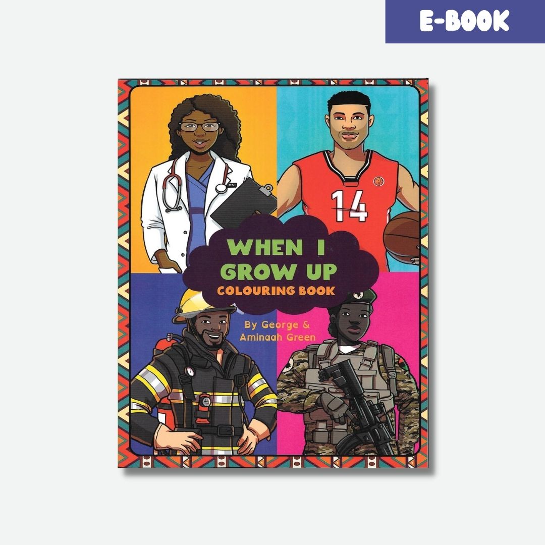 When I Grow Up colouring e-book