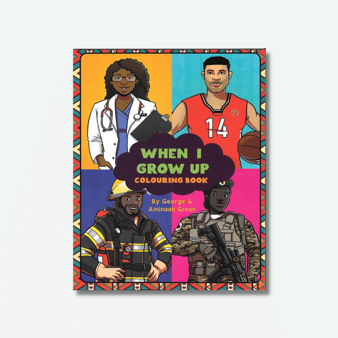 When I Grow Up Coloring Book little global people